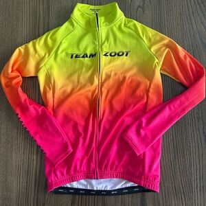 Zoot Neon Yellow and Pink Cycling Jacket